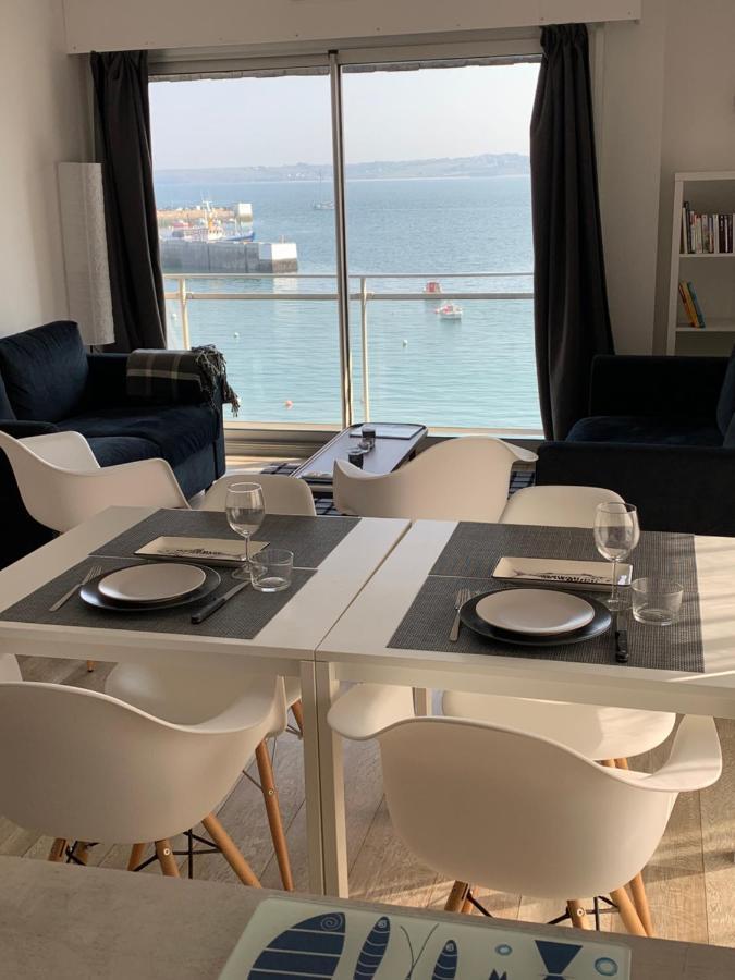 Appartement Design VIII - Port Rosmeur - Sublime Vue Mer Douarnenez Eksteriør bilde