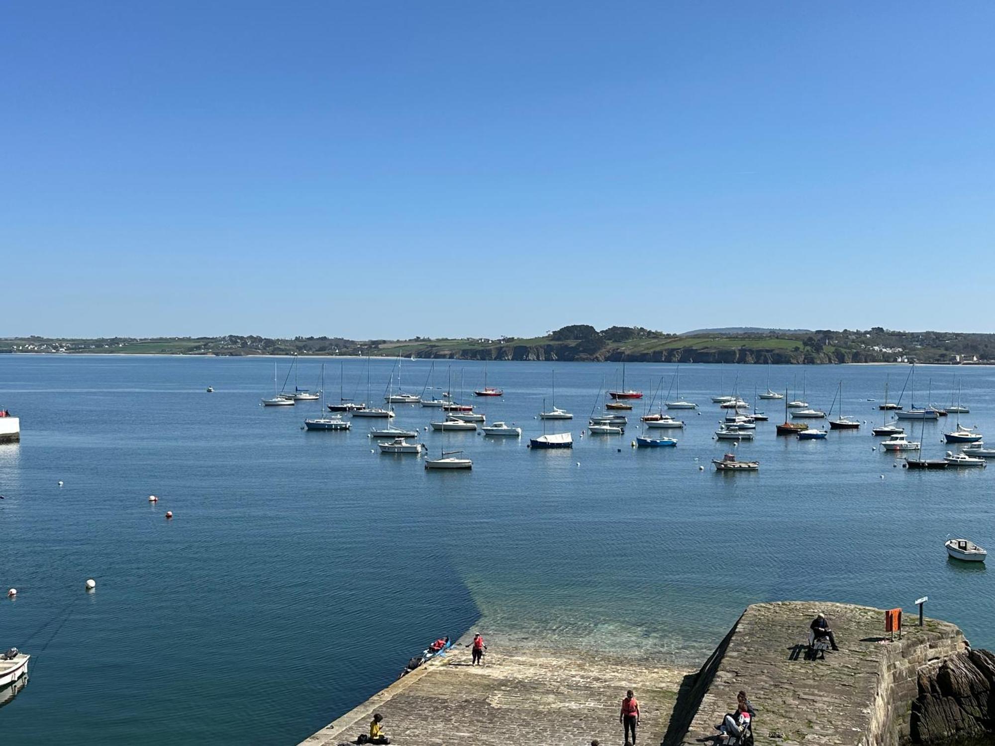 Appartement Design VIII - Port Rosmeur - Sublime Vue Mer Douarnenez Eksteriør bilde