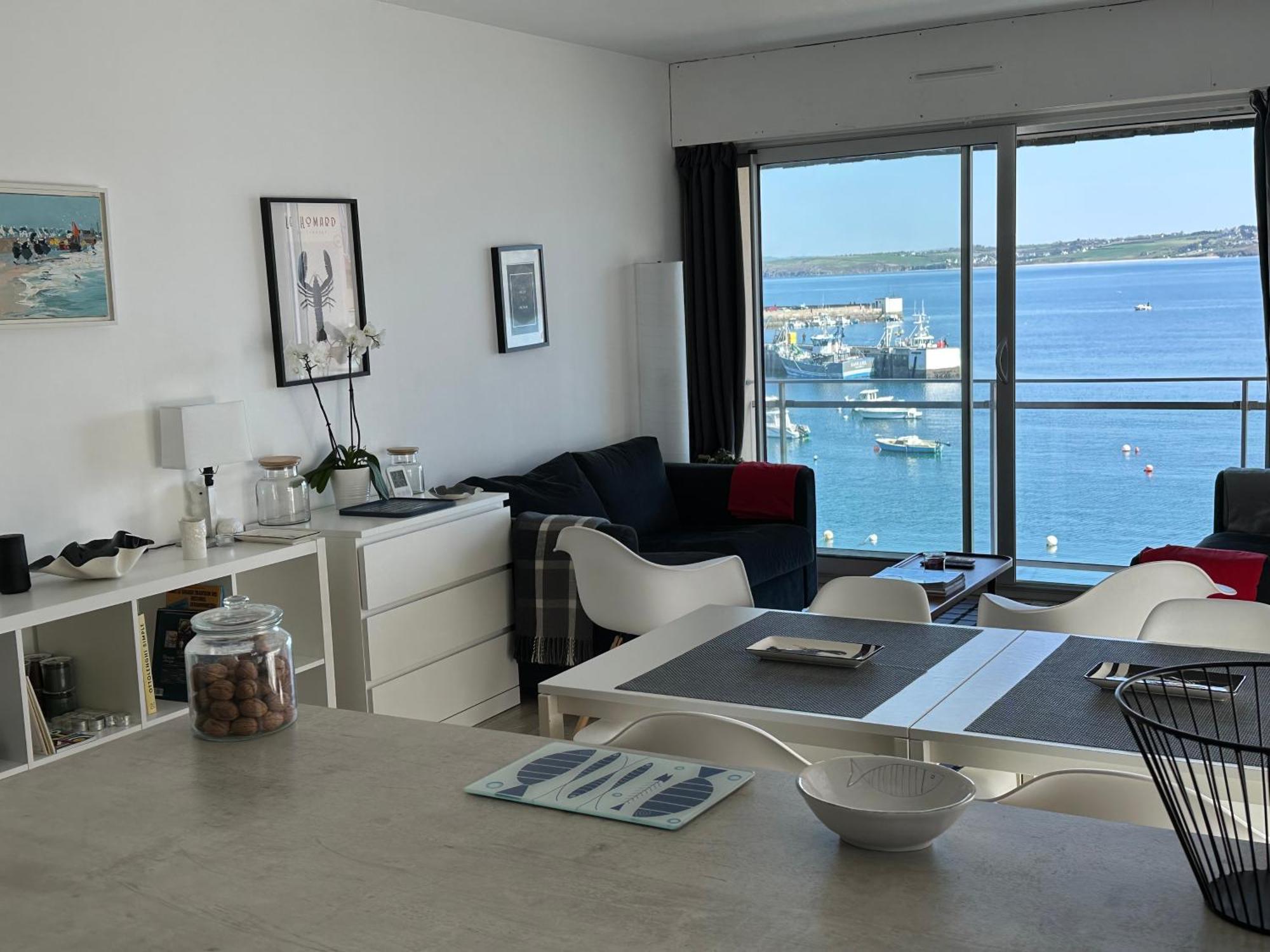 Appartement Design VIII - Port Rosmeur - Sublime Vue Mer Douarnenez Eksteriør bilde